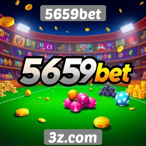 Variedade de jogos disponíveis na plataforma 5659bet